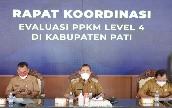Rapat koordinasi evaluasi PPKM