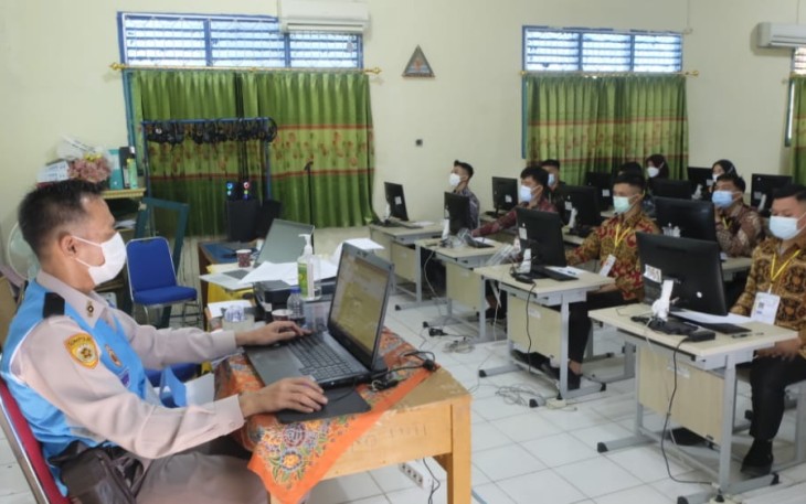 Pelaksanaan Tes Psikologi Seleksi Bakomsus Polri Terapkan Prokes Covid-19 Ketat