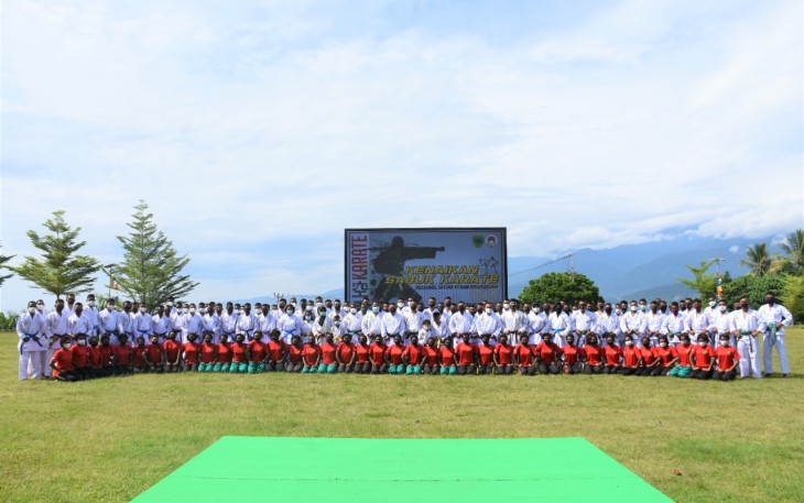 Kenaikan Sabuk Karateka Kodam XVIII/Kasuari