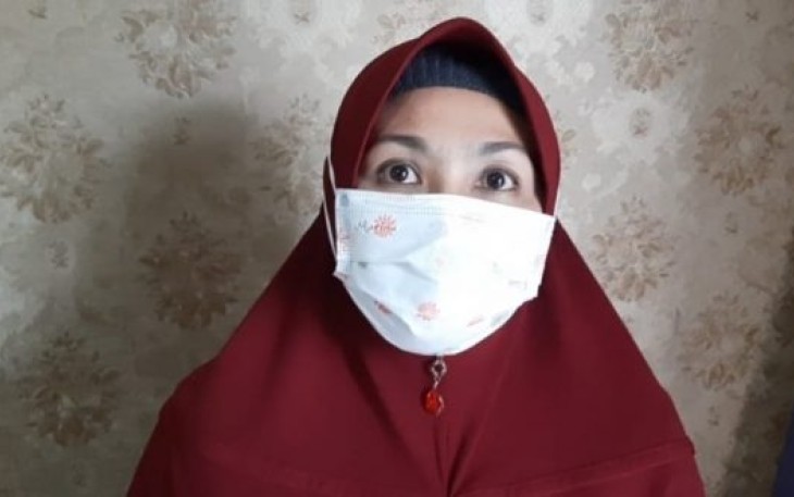 Tasliani, warga Kelurahan Tanah Patah