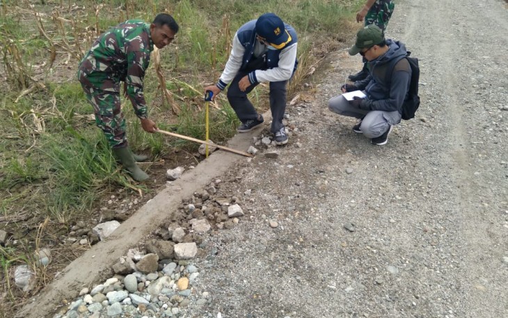 Pengecekan hasil TMMD