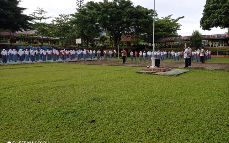  Polres Rejang Lebong Lakukan Binluh Di SMAN 8 Rejang Lebong