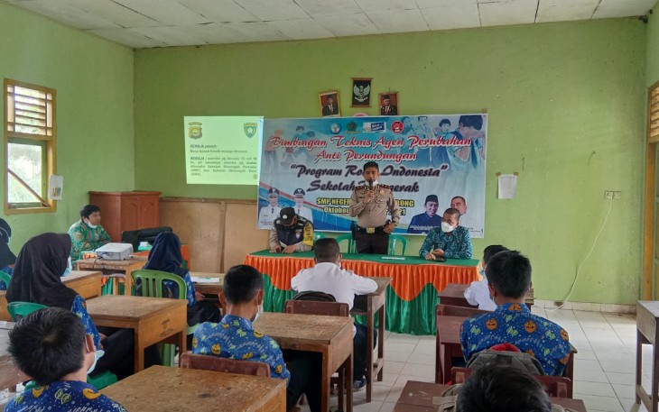 Polsek Bengko Bimtek Agen Perubahan Anti Perundungan di Sekolah