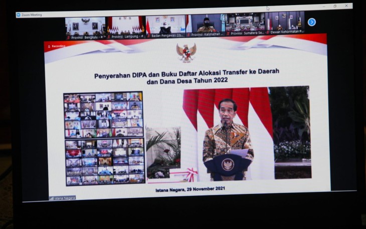 Penyerahan DIPA 2022, Pemerintah Fokus pada 6 Kebijakan Utama