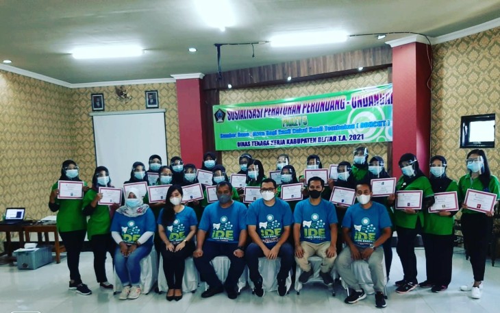 Sosialisasi Perundang-undangan Bea Cukai ke 5 Disnaker Kabupaten Blitar