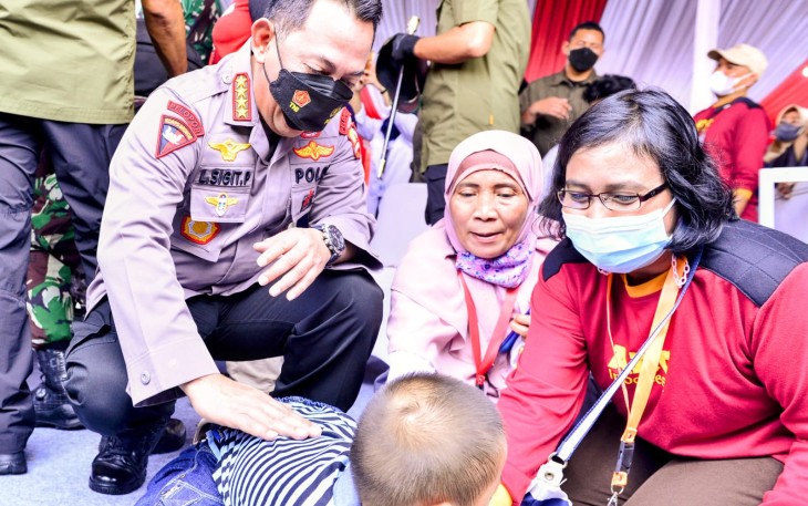 Kapolri Beri Dukungan Psikososial ke Anak Terdampak Covid-19