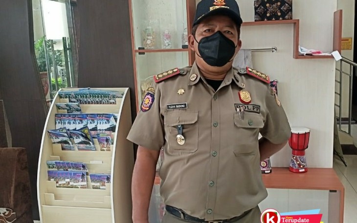Plt Kasatpol PP Kota Blitar Yudha Budiono (foto : Faisal NR / Klikwarta.com)