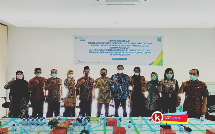 Rapat Koordinasi BPJS Ketenagakerjaan Blitar bersama Bakorwil III Malang (foto : Humas BPJS Ketenagakerjaan Blitar untuk Klikwarta.com)