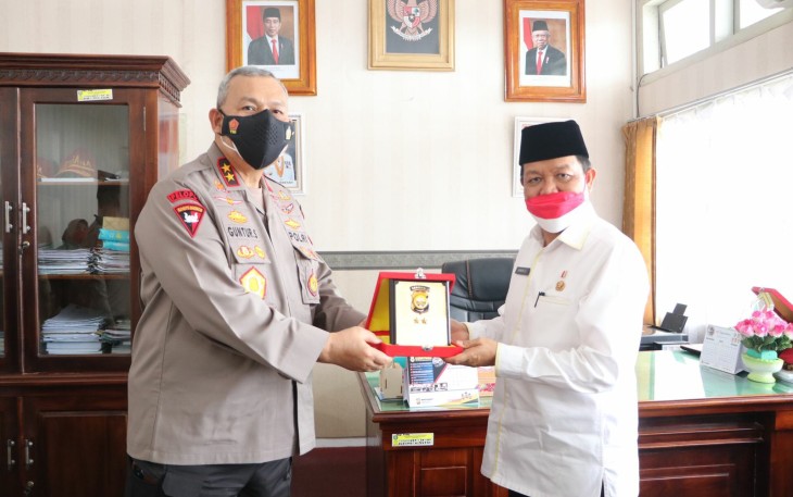 Kapolda Bengkulu Kunker ke Dinsos Provinsi