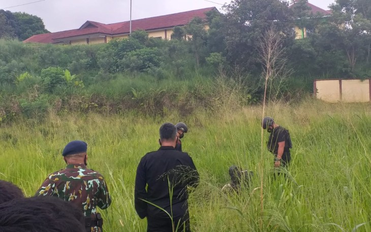 Tim Gegana Sat Brimobda Polda Bengkulu Ledakkan Granat Temuan Warga di Curup