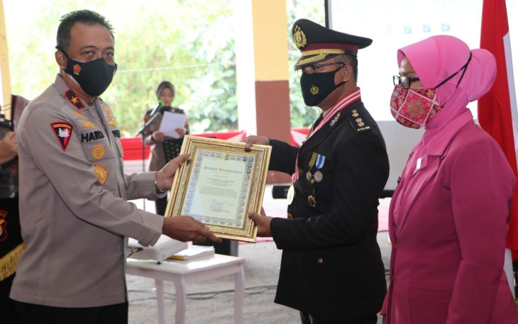 Ungkapan Terimakasih, Polda Bengkulu Gelar Wisuda Purna Bhakti