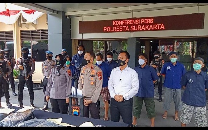 Polresta Solo Berhasil Amankan 7 Pelaku Pengeroyokan