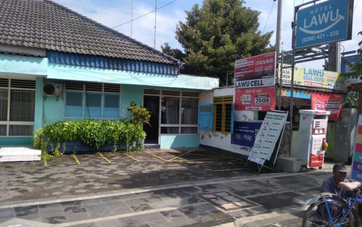 Hotel Lawu yang beralamat di Jalan RSU no 36 Cepu lokasi kejadian warga Surabaya yang ditemukan meninggal dunia di kamar 32.
