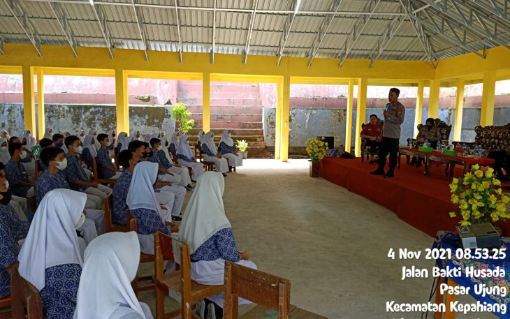 Cegah Kenakalan Remaja, Polres Kepahiang Lakukan Sosialisasi ke SMAN 1