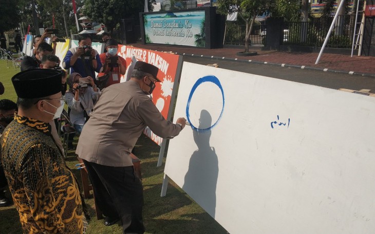 Semarak HUT Provinsi Bengkulu Ke-53, Gubenur Buka Bhayangkara Mural Festival 2021 Piala Kapolda Bengkulu