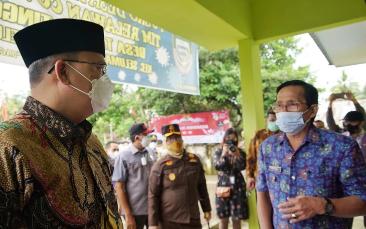 Gubernur Rohidin Minta Kabupaten Seluma tetap Bentuk Posko PPKM hingga ke level Desa Kendati Tergolong Aman
