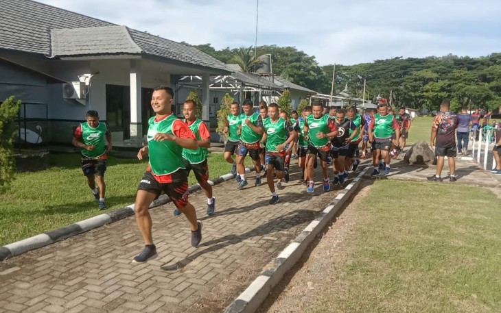 Kegiatan tes Kesegaran Jasmani Prajurit