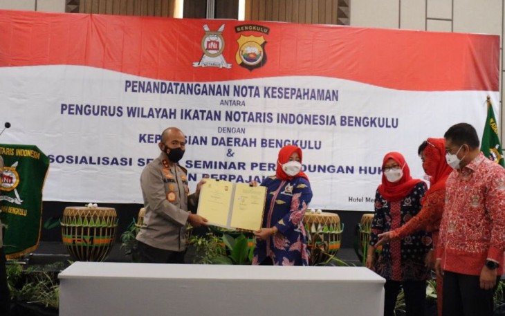 Polda Bengkulu Jalin kerjasama Dengan I.N.I