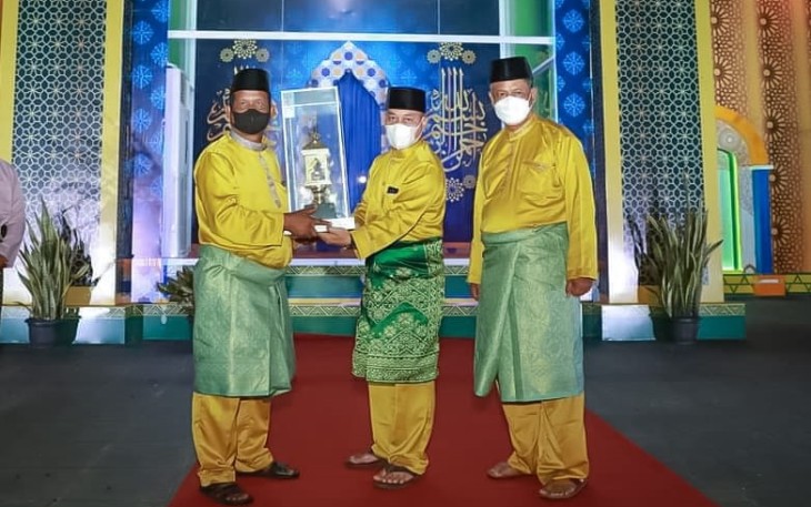 Pembukaan Perhelatan Musabaqoh Tilawatil Qur'an (MTQ) ke-IX tingkat Kabupaten Lingga tahun 2022.