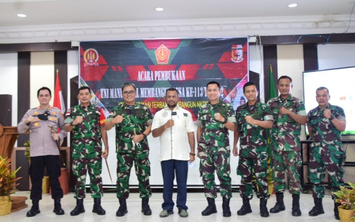 Pembukaan TMMD Ke-113 Tahun 2022 di Kampung Vier Kabupaten Mappi Papua