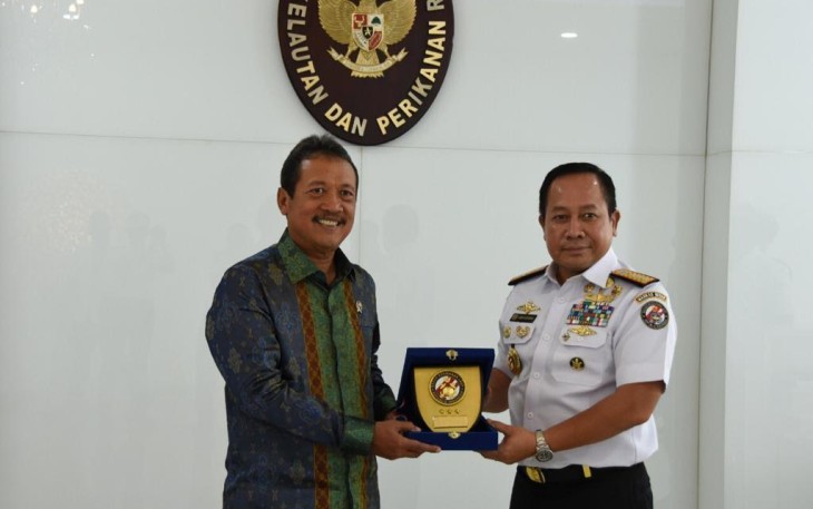 Kepala Bakamla RI saat Temui Menteri KKP