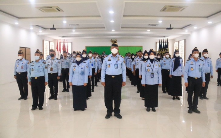 Peringatan Hari Bela Negara Ke-74 Kanwil Kemenkumham Banten 