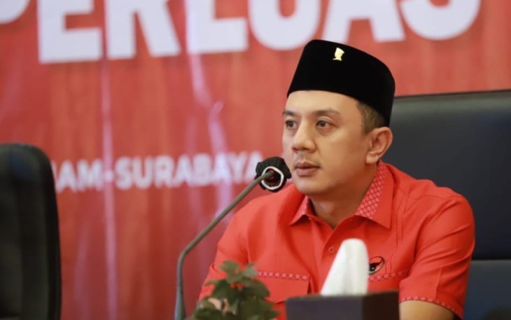 Kepala Badan Pemenangan Pemilu DPD PDI Perjuangan Jawa Timur, Deni Wicaksono