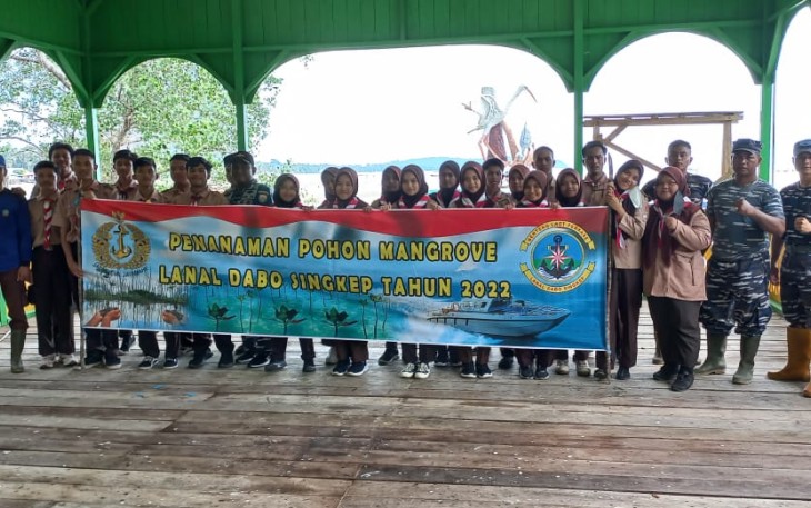 Saat acara penanaman 