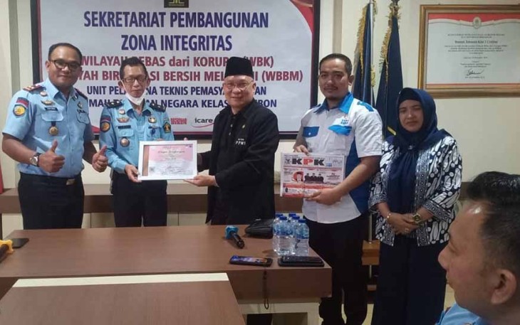 etua Umum PPWI saat Lakukan Audiensi ke Rutan Kelas I Cirebon