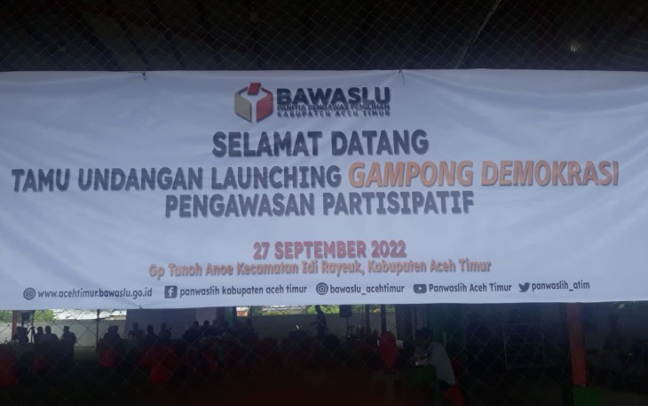 Bawaslu Launching Gampong Demokrasi
