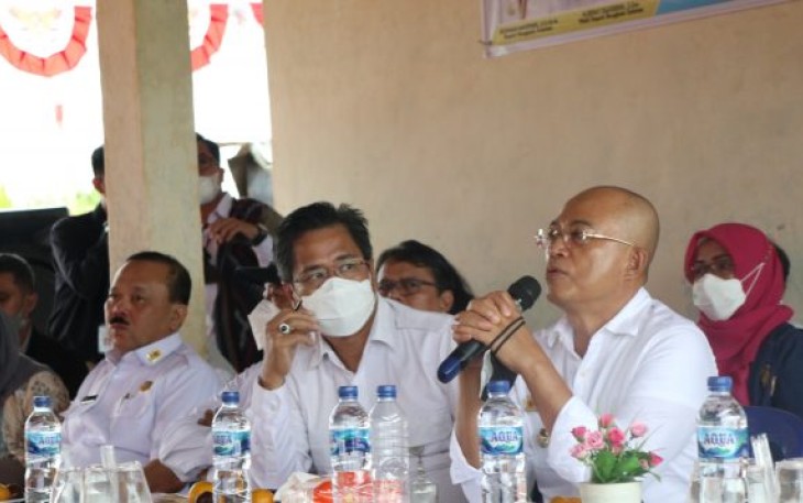 Rabu 29 Juni 2022, saat Bupati Bengkulu Selatan Gusnan Mulyadi SE M.M, melakukan kunjungan monitoring dan evaluasi terhadap penempatan transmigran