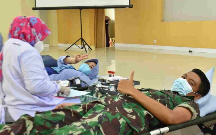 Donor Darah Meriahkan HUT Ke-76 TNI AU di Lanud J.B. Soedirman 