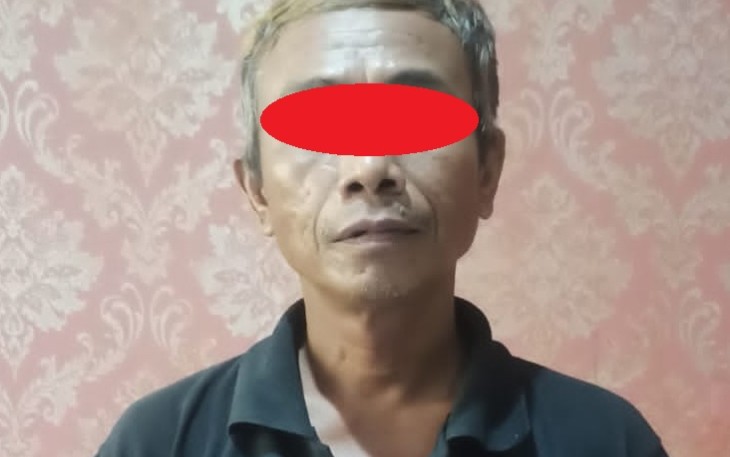 Tersangka saat diamankan