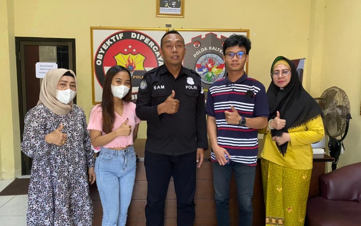 Humas Polda Kalteng Mediasi Mantan Kekasih Berseteru di Medsos