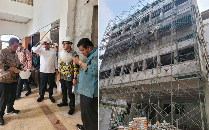 Gubernur Ansar saat Tinjau Proses Pembangunan Rumah Singgah di Jakarta