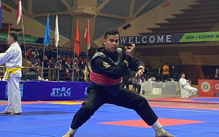Sertu Rangga, Atlet Pencak Silat Asal Kodam Hasanuddin 