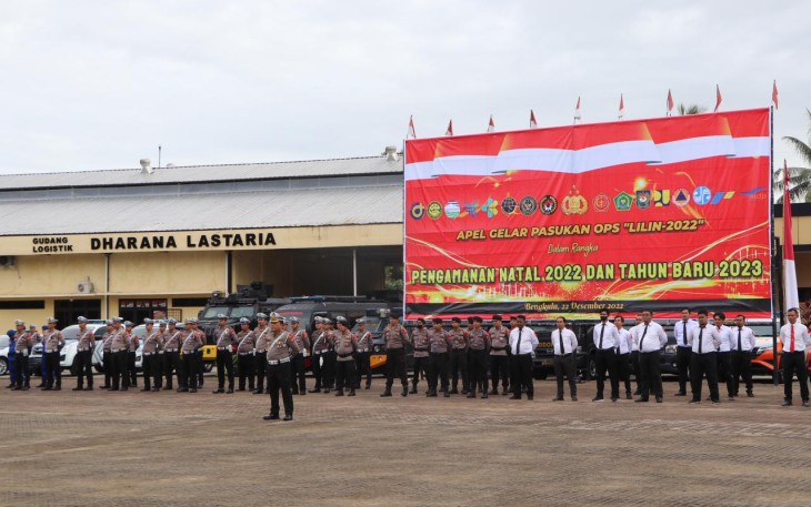 Apel Gelar Pasukan Ops lilin Nala 2022