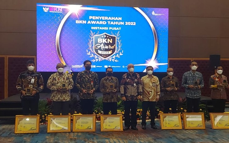 BNN RI saat Raih Penghargaan dalam Ajang BKN Award Tahun 2022