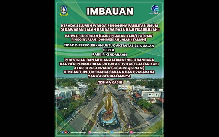 Bukan Area Berjualan dan Parkir