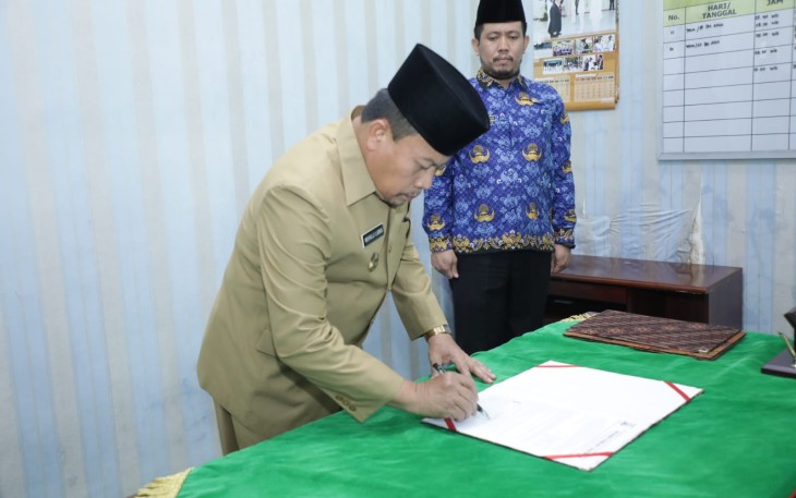 Pelantikan Pejabat Fungsional Pengelola Pengadaan Barang/Jasa di Lingkungan Pemerintah Kabupaten Asahan