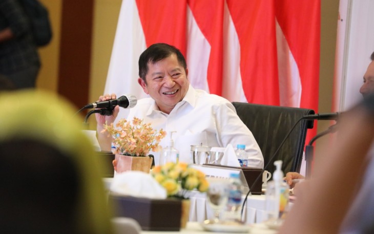 Bappenas RI saat Paparkan Rancangan 6 Strategi Transformasi Ekonomi Kepri 