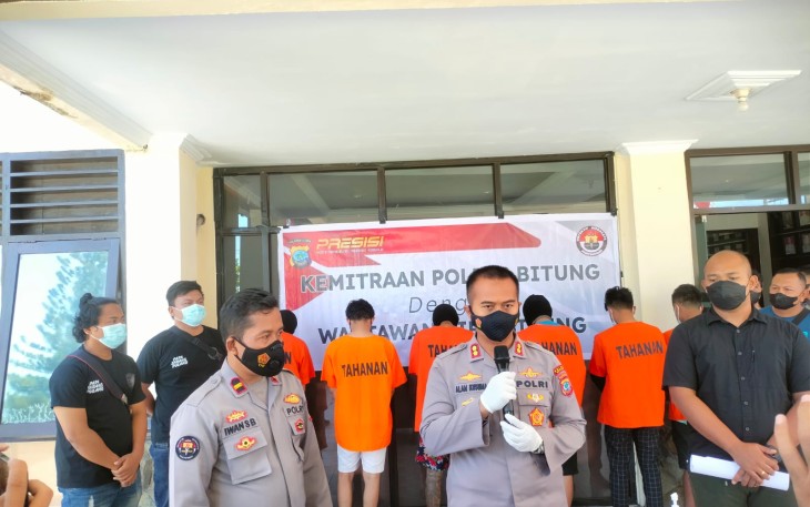 Konferensi Pers Polres Bitung