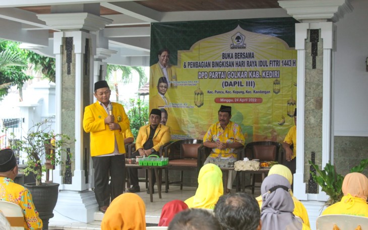 DPD Golkar Kabupaten Kediri Gelar Bukber dan Konsolidasi Kader di 6 Dapil