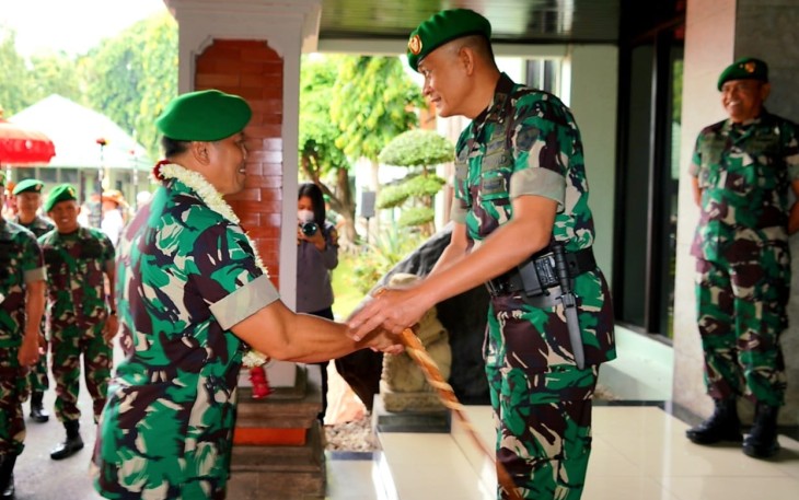  Brigjen TNI Sachono saat Diterima Sebagai Warga Baru Kodam IX/Udayana