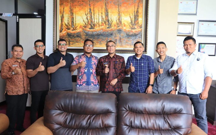 Suasana saat pembahasan kerjasama di Kantor Wali Kota Payakumbuh.
