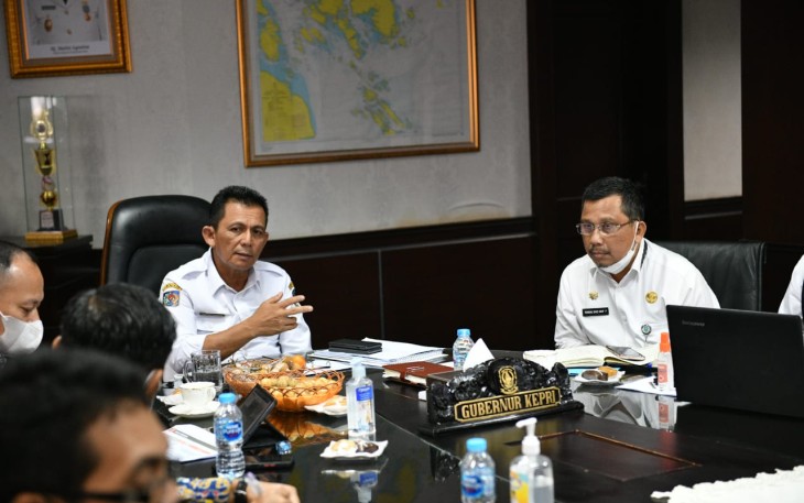 Gubernur Kepulauan Riau H. Ansar Ahmad secara khusus mengadakan audiensi dengan Balai Prasarana Permukiman Wilayah (BPPW) Provinsi Kepri