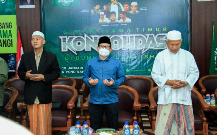 Perwakilan para Gus di Jawa Timur menggelar pertemuan sepakat dukung Muhaimin Iskandar maju sebagai calon Presiden pada Pemilu 2024 mendatang