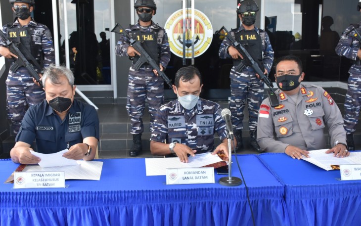 TNI AL Gagalkan Penyelundupan PMI Ilegal