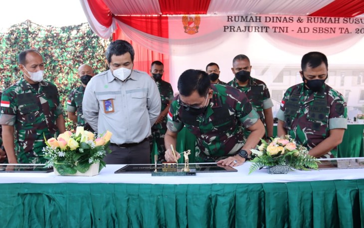 Peresmian Pembangunan Rumah Dinas SBSN