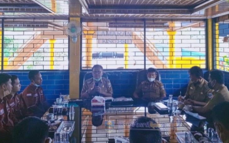 Audiensi Pemkab Pesibar dengan BAIN-HAM RI, di Kantor Bupati, Villa Repong Ramdo, Pesisir Tengah 